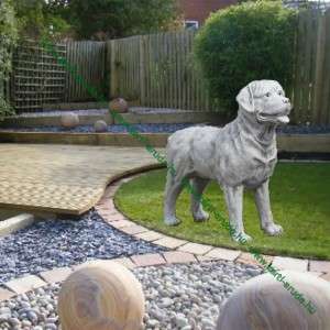 Rottweiler kutya szobor