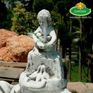 Kerti vízköpő kacsás fiú Kerti vízköpő kacsás fiú