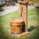 Fadézsás kerti kút 