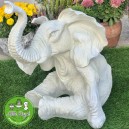 Fehér elefánt szobor