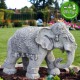Indiai nagy elefánt szobor
