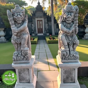 Balinéz Dvarapala harcos kapuőrző szobor