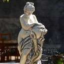 Vízöntő nő nagy kerti szobor